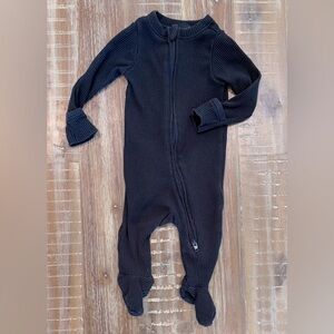 (3/$15) Old Navy Ribbed Sleeper, Blue 0-3m